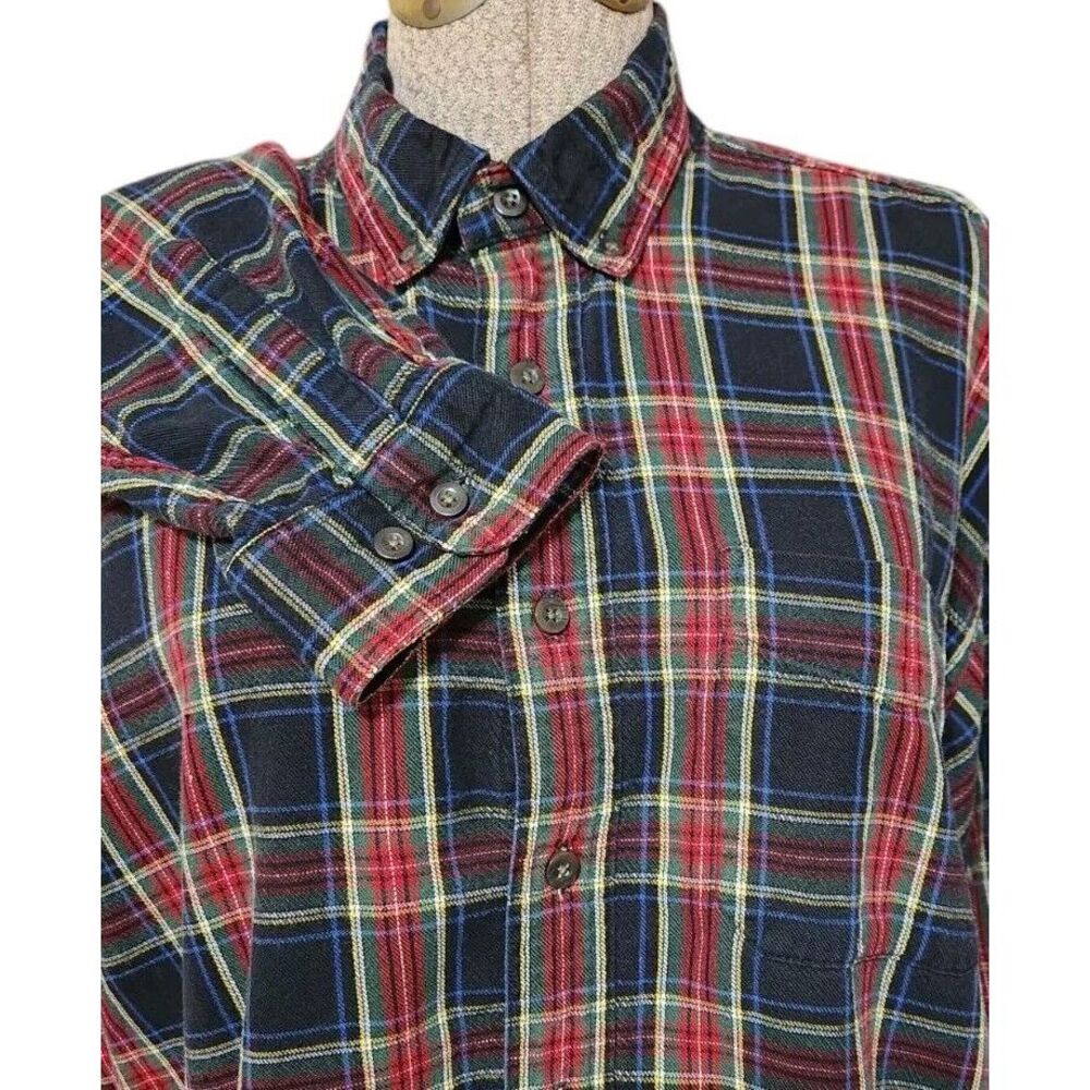 LL BEAN Men's Long Sleeve XL TALL Cotton Shirt